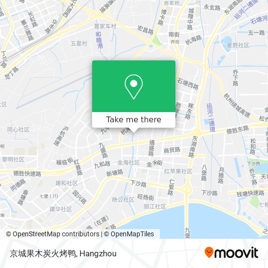 京城果木炭火烤鸭 map