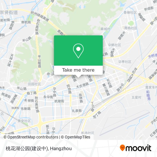 桃花湖公园(建设中) map