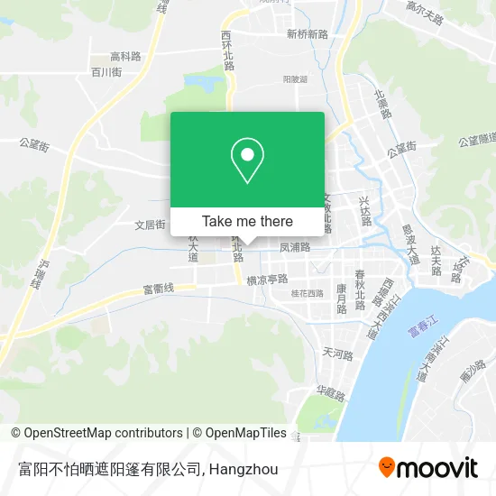 富阳不怕晒遮阳篷有限公司 map