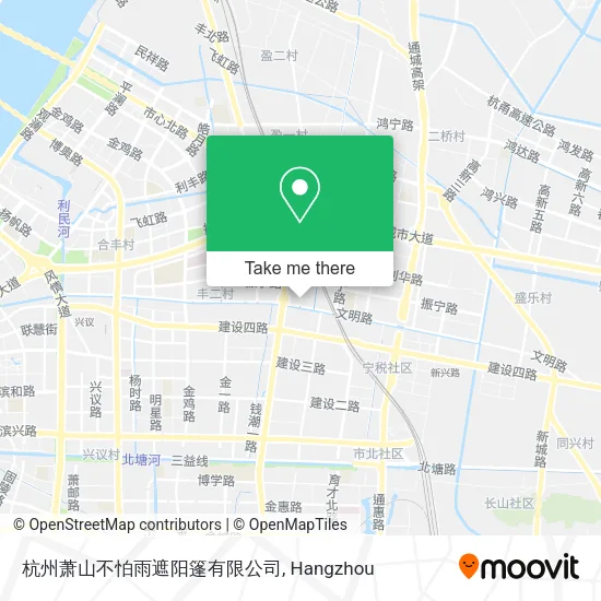 杭州萧山不怕雨遮阳篷有限公司 map