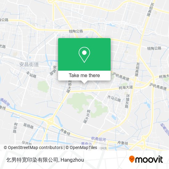 乞男特宽印染有限公司 map