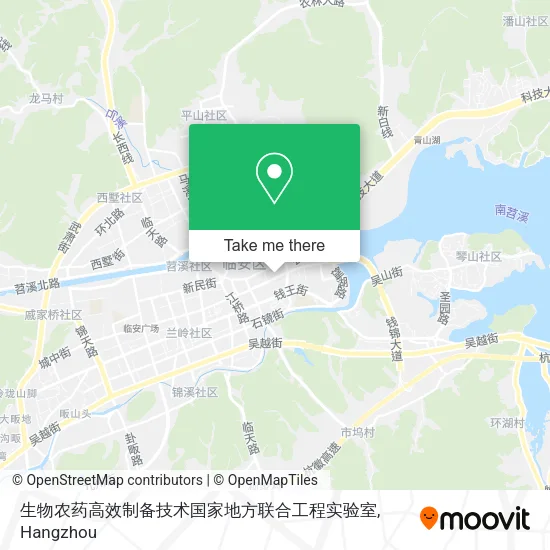 生物农药高效制备技术国家地方联合工程实验室 map