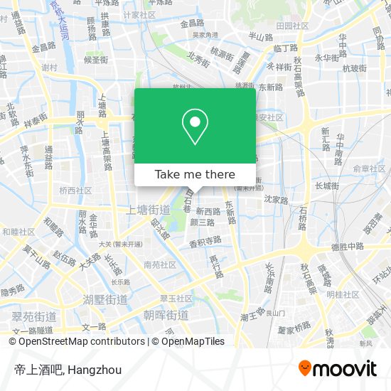 帝上酒吧 map