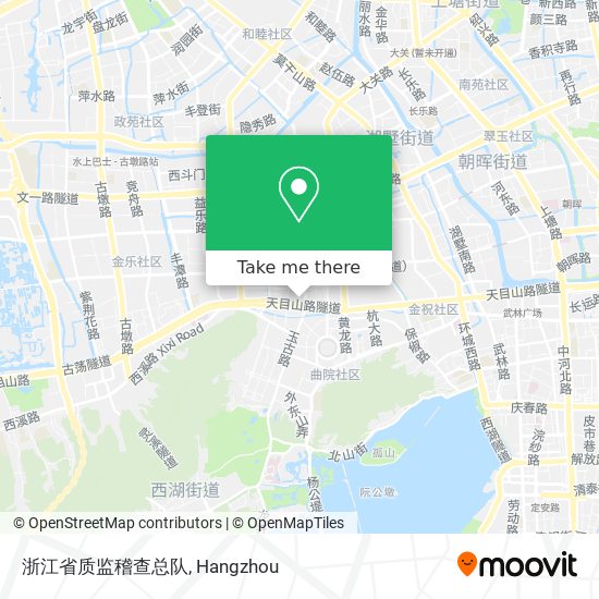 浙江省质监稽查总队 map