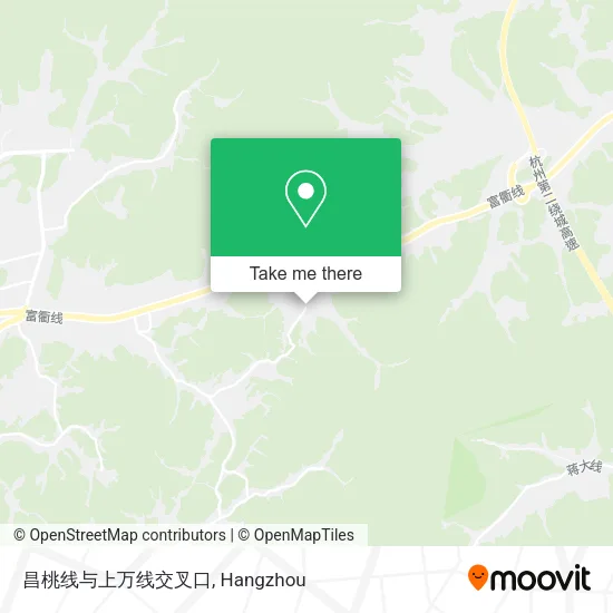 昌桃线与上万线交叉口 map