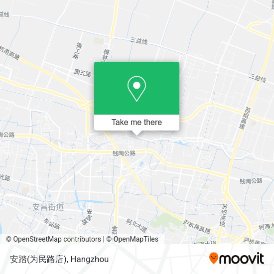 安踏(为民路店) map