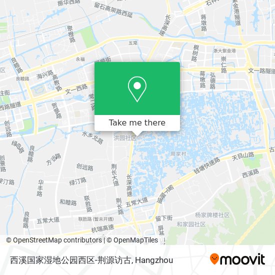 西溪国家湿地公园西区-荆源访古 map