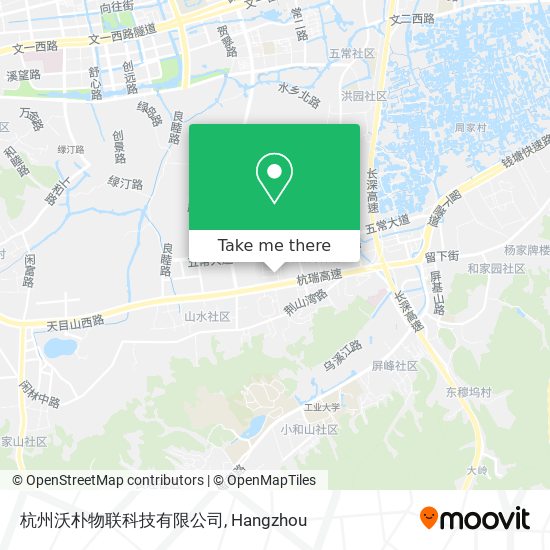 杭州沃朴物联科技有限公司 map