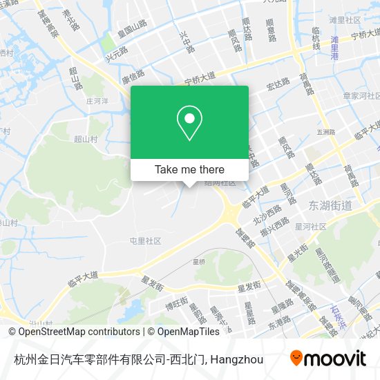 杭州金日汽车零部件有限公司-西北门 map