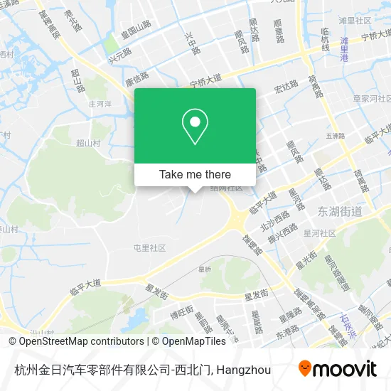 杭州金日汽车零部件有限公司-西北门 map