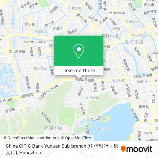 China CITIC Bank Yuquan Sub-branch (中信银行玉泉支行) map