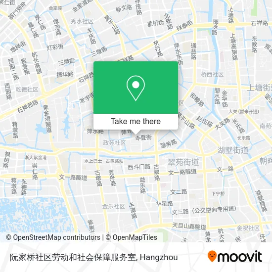阮家桥社区劳动和社会保障服务室 map