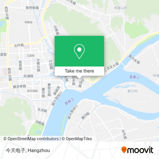 今天电子 map