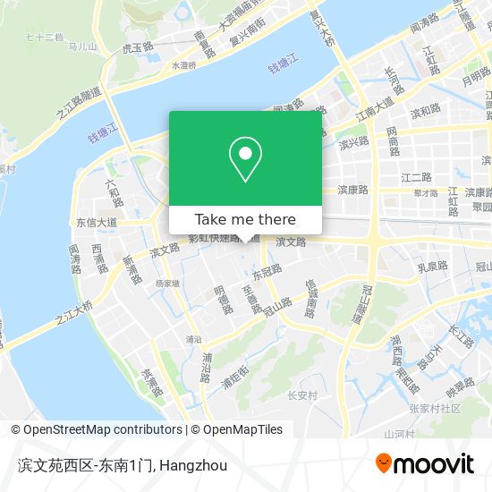 滨文苑西区-东南1门 map