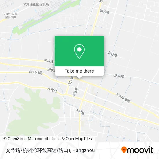 光华路/杭州湾环线高速(路口) map