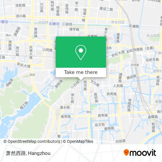 萧然西路 map