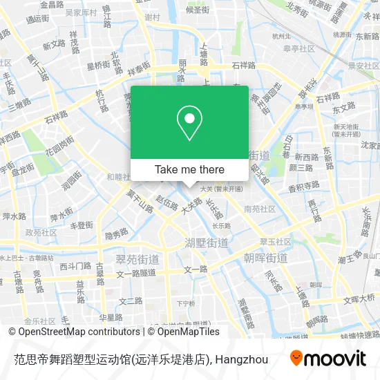 范思帝舞蹈塑型运动馆(远洋乐堤港店) map