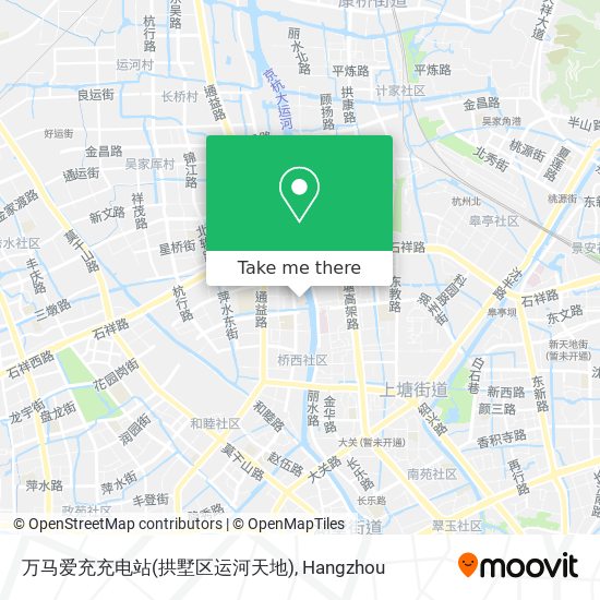 万马爱充充电站(拱墅区运河天地) map