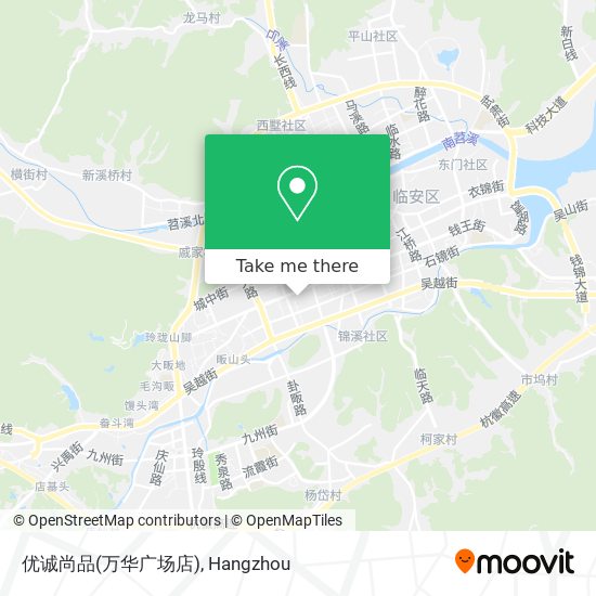优诚尚品(万华广场店) map