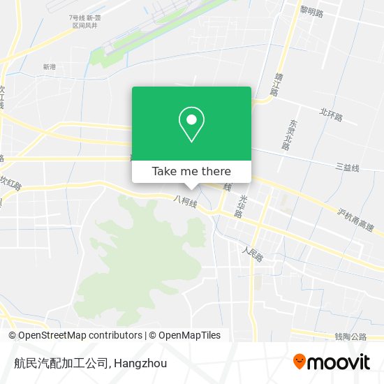 航民汽配加工公司 map