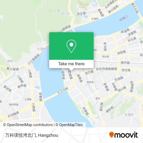 万科璞悦湾北门 map