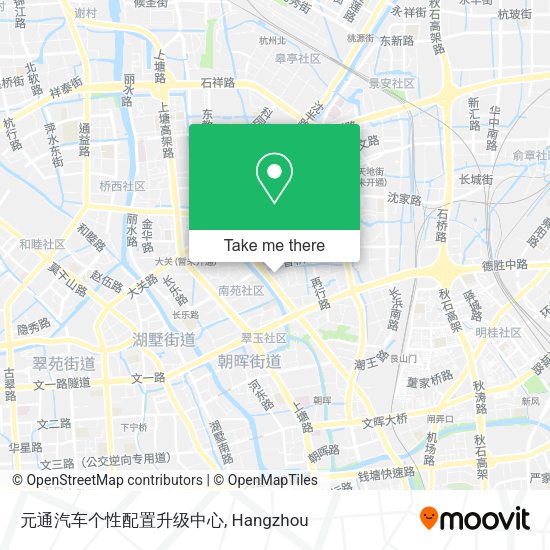 元通汽车个性配置升级中心 map