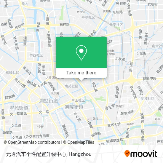 元通汽车个性配置升级中心 map