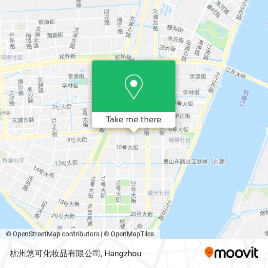 杭州悠可化妆品有限公司 map