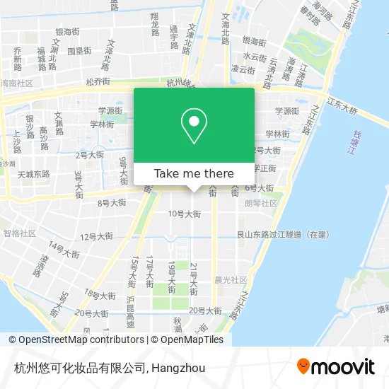 杭州悠可化妆品有限公司 map
