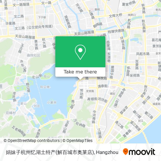 娟妹子杭州忆湖土特产(解百城市奥莱店) map