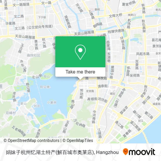 娟妹子杭州忆湖土特产(解百城市奥莱店) map