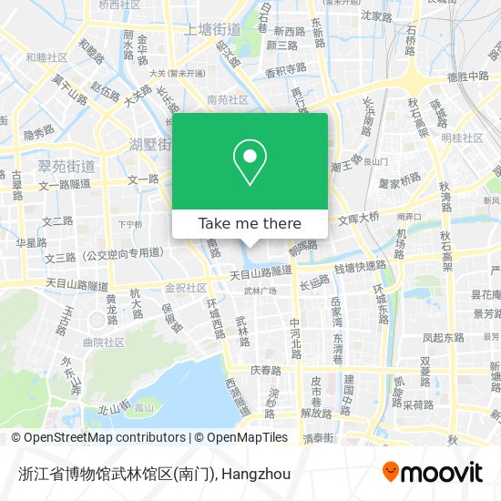 浙江省博物馆武林馆区(南门) map