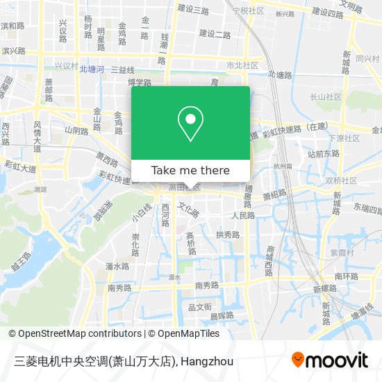 三菱电机中央空调(萧山万大店) map