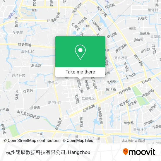 杭州速碟数据科技有限公司 map