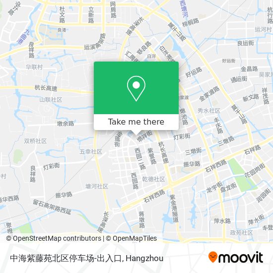 中海紫藤苑北区停车场-出入口 map