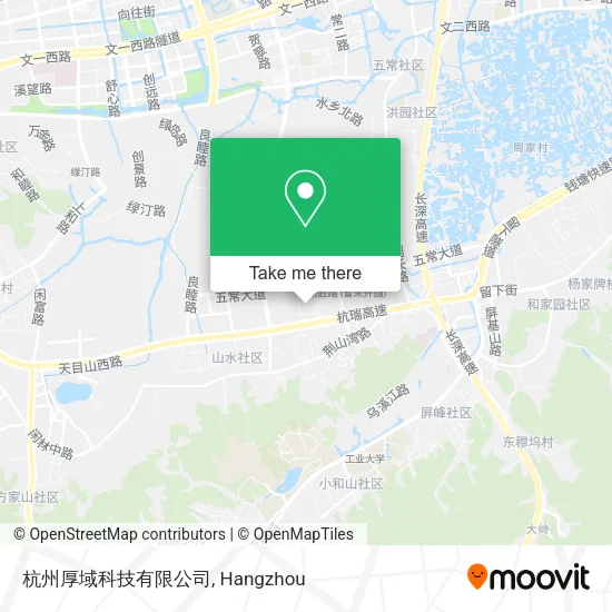 杭州厚域科技有限公司 map