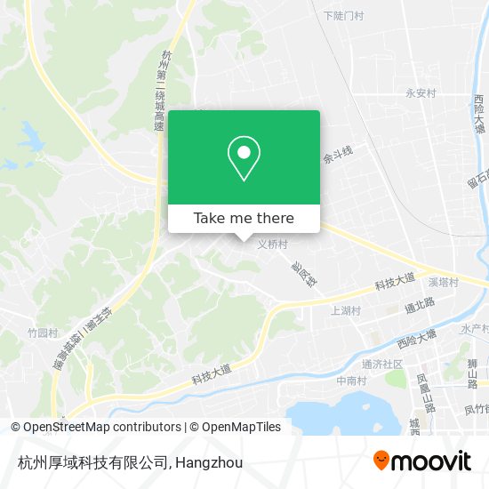 杭州厚域科技有限公司 map