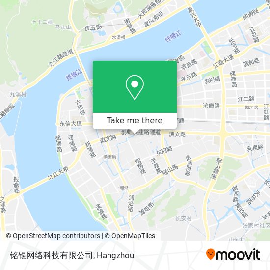 铭银网络科技有限公司 map