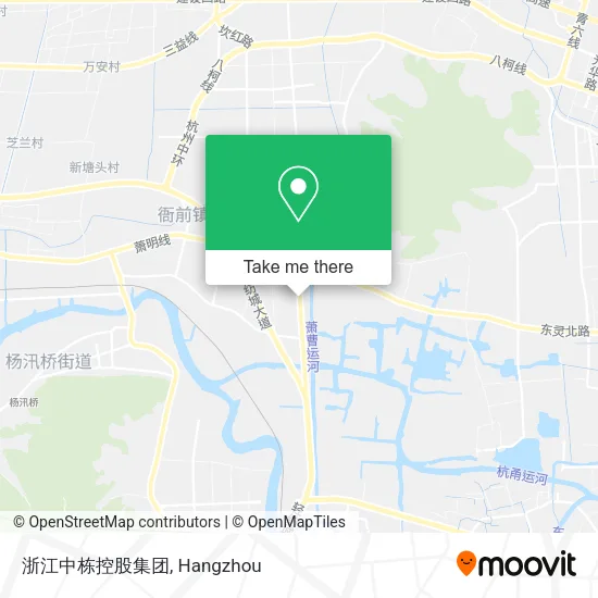 浙江中栋控股集团 map