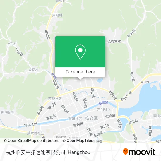 杭州临安中拓运输有限公司 map