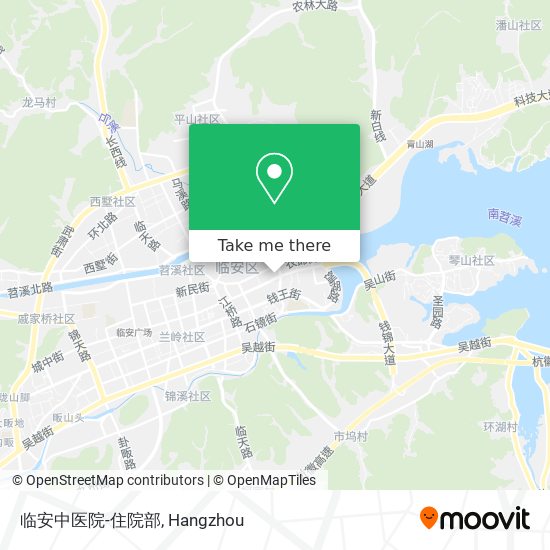 临安中医院-住院部 map