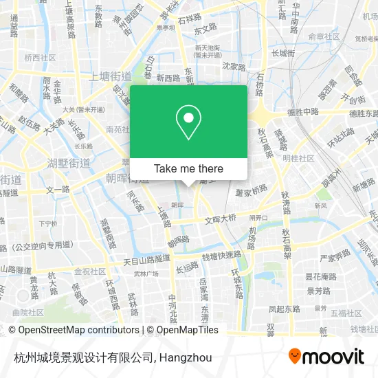 杭州城境景观设计有限公司 map