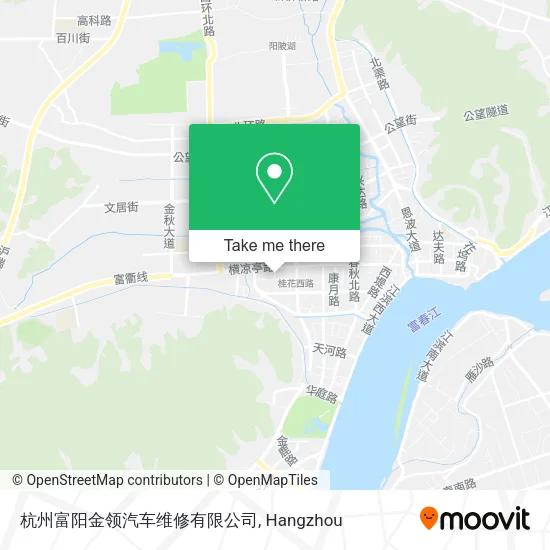 杭州富阳金领汽车维修有限公司 map
