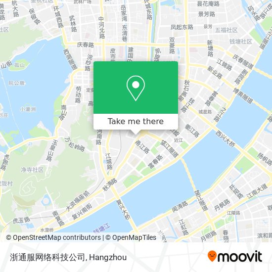 浙通服网络科技公司 map