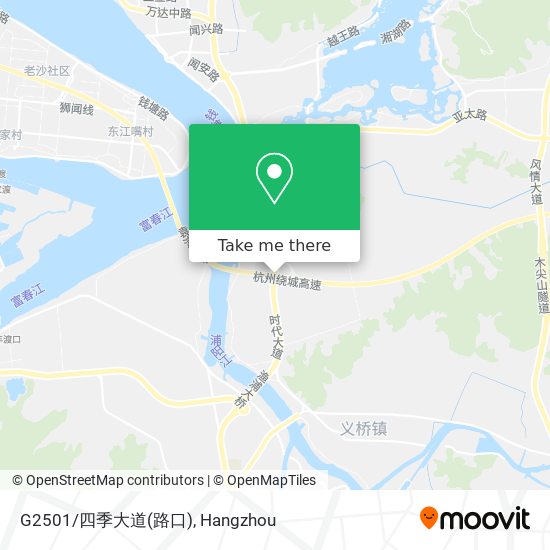 G2501/四季大道(路口) map