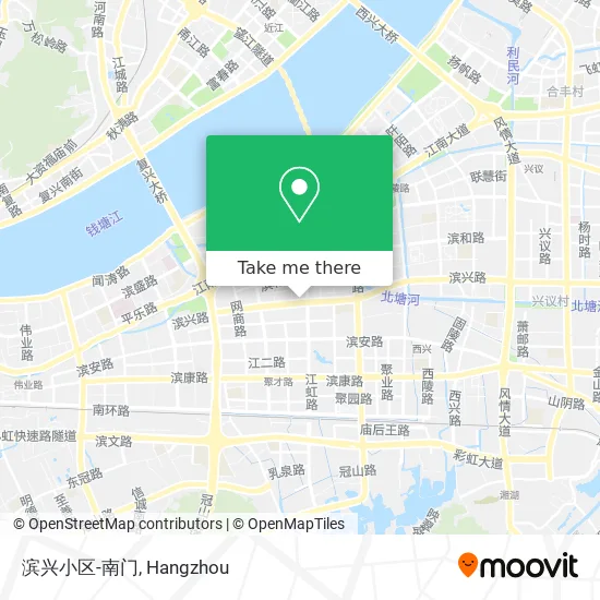 滨兴小区-南门 map