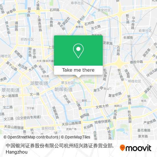 中国银河证券股份有限公司杭州绍兴路证券营业部 map
