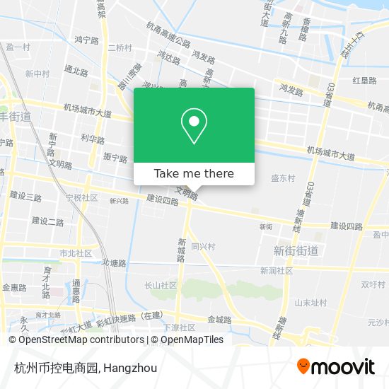 杭州币控电商园 map