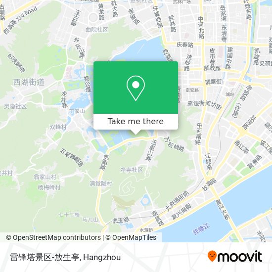 雷锋塔景区-放生亭 map
