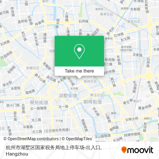 杭州市湖墅区国家税务局地上停车场-出入口 map
